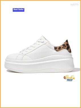 Women's Platform Fashion Sneakers Thick Sole Low Top Casual Walking Anti-Slip